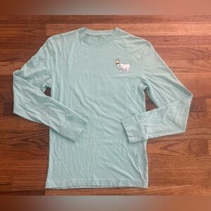 GOAT USA Graphic Long Sleeve T Shirt Mint Size XS
